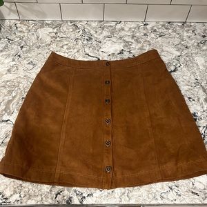 Hollister Suede skirt